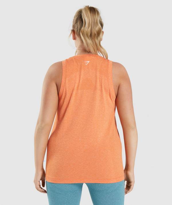 Damske Tielko Gymshark Vital Seamless 2.0 Light Marhule Oranžové | UA7938546